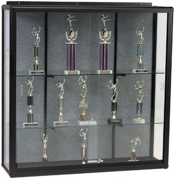 Series 90 Elite Wall Mount Display Case Finish: Gray Black, Size: 48" H x 48" W