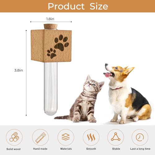 Imán decorativo para refrigerador con diseño de vaso para bigotes de gato miniatura 2