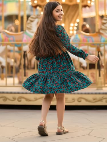 Image of Uptownie Lite Girls Knee Length A-Line Tiered Dress