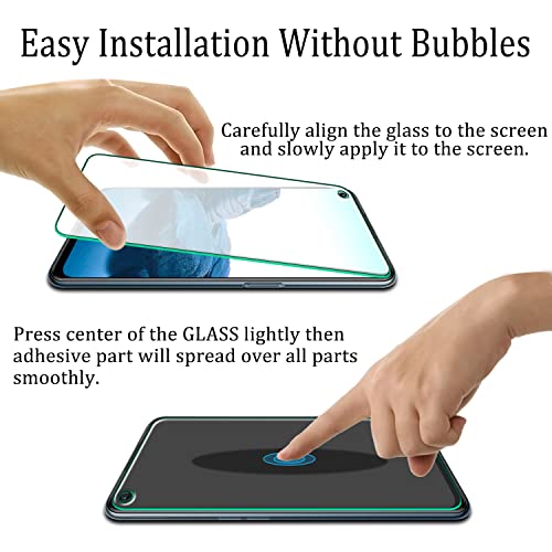 Katin [2-Pack] Tempered Glass For Oneplus Nord N200 5G Screen Protector Anti Scratch, Bubble Free, 9H Hardness, Easy To Install, Case Friendly, Opened Camera Hole #TOP2