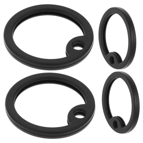 BCOATH 4 Stück Hundemarken Schoner Geräuschreduzierend Kratzschutz Weich Komfortable Hundemarke Hülle für Haustier Id Tags Sicherer Halt Lärmreduzierung 4er Pack