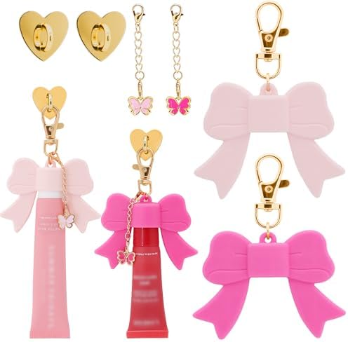 2 Pcs Lip Gloss Keychain Compatible with Summer Fridays 0.5 Oz & ...