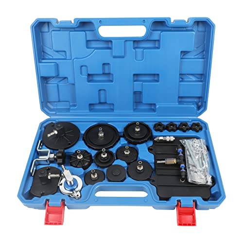 MR CARTOOL Automotive Brake Bleeder Kit 12PCS Brake Master Cylinder Adapters with Quick Coupler, Brake System Fluid Bleeding Tools Set for Most Vehicles