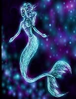 Mermaid Journal Composition Notebook Wide Ruled Sparkle Mermaid Notepad 1: 100 Lined Pages (Wide Ruled Neon Mermaid Notebooks) 1718161972 Book Cover