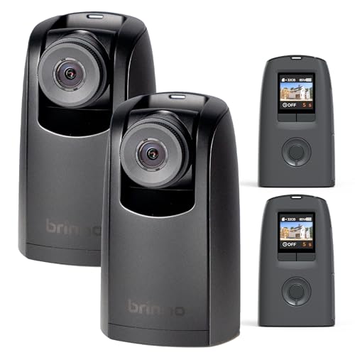 Brinno �^�C�����v�X�J���� - 118°����̃^�C�����v�X�J���� - �t��HD1080P�𑜓x��HDR �N���ȉ摜 - 1.44�C���` IPS LCD�X�N���[���Ƒ�����C���^�[�t�F�[�X - 2�p�b�N