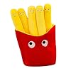 Clenp Plush Doll, Cartoon Simulation Pizza Fries Design Sofa Cushion Stuffed Plush Doll