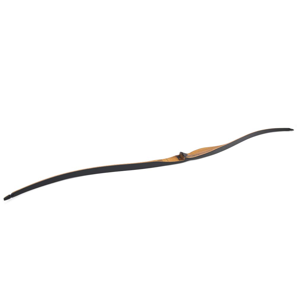 54" Tradizionale Longbow Arco Ricurvo 10-35lbs Arco di Legno da Caccia per Arco di Pratica Bersaglio