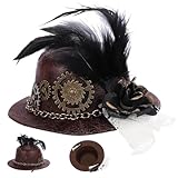 Taille parfaite pour l'usure polyvalente: mesurer 5x2 pouces, ce mini chapeau haut de gamme est compact et facile à porter, le rendant parfait pour les fêtes d'Halloween, le cosplay et la mascarade ou les événements sur le thème..Sa petite taille garantit qu'elle complète diverses coiffures sans submerger votre look.