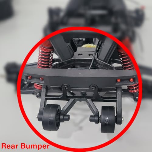Image of Mirana Spectre 4WD Accessories - Compatible only with The Spectre 4WD Hobby Grade RC Car Toy - Front and Rear Bumper Without LED