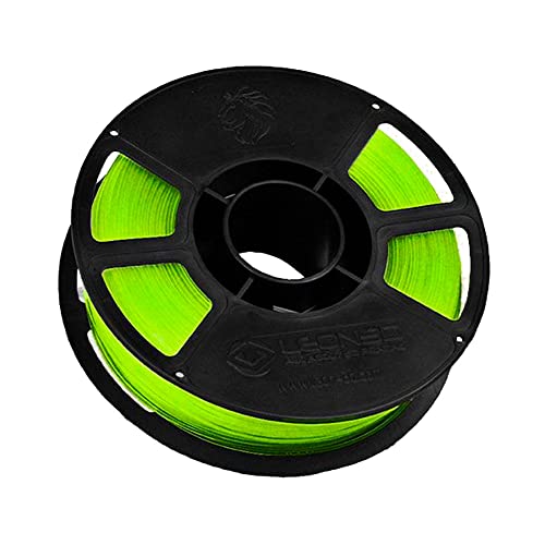 LEON3D | Filamento TPU mejorado para Impresora 3D | Flexiprint | Diámetro 1.75mm tolerancia dimensional +/-0.02mm · Bobina económica de 500g (Verde)