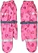 Playshoes Mädchen Modderhandschoen met fleecevoering hartjes Handschuhe, Rosa (Pink 18), 2 (Herstellergröße: 2) EU