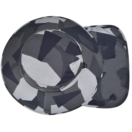Image of Sun Hats for Men Women, UPF 50+ Protection Fishing Hat with Neck Flap
