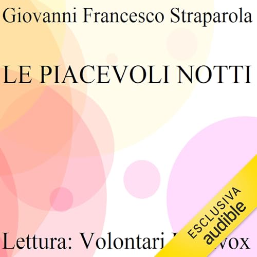 Page de couverture de Le piacevoli notti