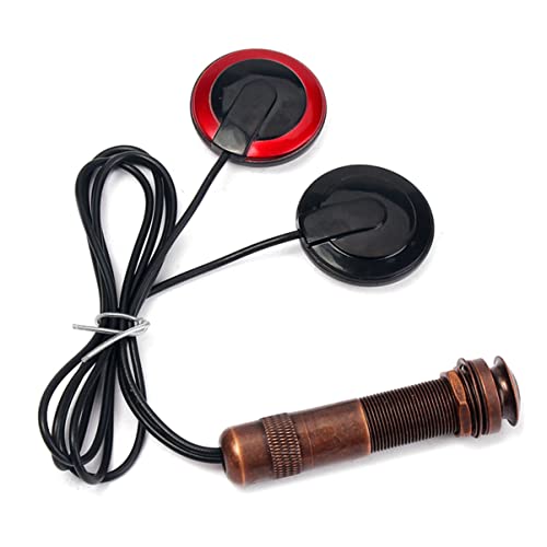 Levemolo Microphone Pickup for Mandolin Internal Sensor 1/4 Inch Endpin Jack Amplify Violin Ukulele Banjo