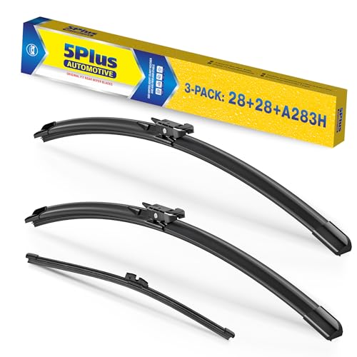 Image of 28 inch+28 inch+11 inch Windshield Wipers Replacement for Ford Escape 2019 2018 2017 2016 2015 2014 2013 Front & Rear Wiper Blades-OEM Original Factory Quality(Set of 3)