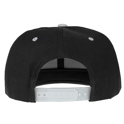 Image of Gelante Snapback Hats for Men - Flat Bill Brim Baseball Cap Hat - Plain Blank Adjustable