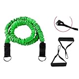 Zylxnt Spannseil Gurt Spannseil, Multifunktions-Fitnessseil, Home Fitness Wort Spannseil (Color : Green15 lbs)