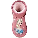 ELSA Winterschuhe Mädchen Kinder Winterstiefel Anna und Elsa2 Gefütterte Eiskönigin 2 Schneestiefel Schlupfstiefel (elsa Pink, numeric_25)
