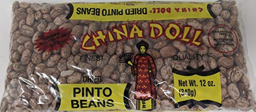 China Doll Pinto Beans Bundle - 4 X 12 Oz Bags Of China Doll Pinto Beans, Pinto Beans From China Doll, Bundled With Recipe Sheet #TOP1