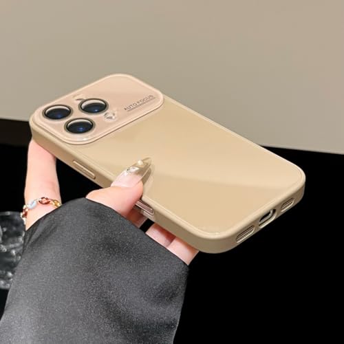 Coque iPhone 12 Pro Max verre trempé violet brillant antichoc