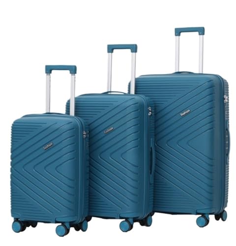Checked Luggage Carry On Luggage Luggage Sets 3 Piece Double Spinner Wheels Suitcase with TSA Lock, 360° Silent Spinner Wheels Luggage Suitcase (Color : F, Size : 20+24+28 in)