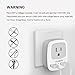 TESSAN Type E F Plug Adapter, Schuko European Plug Type F Travel Adaptor with 2 USB, German France Travel Power Outlet Charger for US to Europe Spain Iceland South Korea Greece Norway