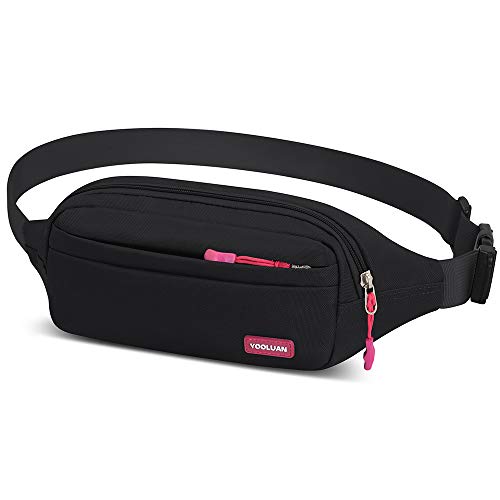 Yooluan Waterdichte Bum Bag Taille Fanny Packs 4 Zip Zakken Reizen Wandelen Outdoor Sport Running Riem Vakantie Wandelen Doggy Bag Geld Hip Pouch