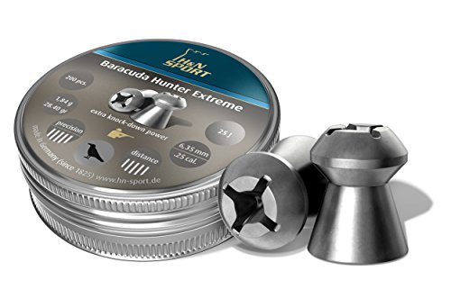 Haendler & Natermann H&N Baracuda Hunter Extreme Hollowpoint Airgun Pellets .25 Caliber / 28.4 Grains (200 Count)