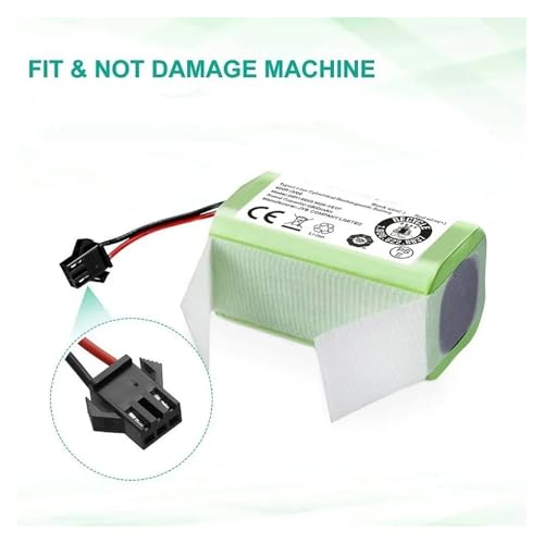 Batería de repuesto 14,4V de 3000mAh para Conga y Eufy RoboVac 4