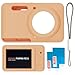 Tedubax Case for Kodak PIXPRO FZ55,FZ55 Accessories,Soft Silicone Protective Case,Comes with 2 Screen Protectors and 1 Wrist Strap - Orange