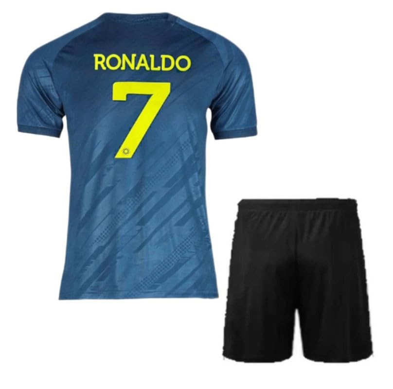 Image of Sports Soccer New Football Portugal Jersey Ronaldo 7 Home Kit Jersey with Shorts (Kid's,Boy's & Men)