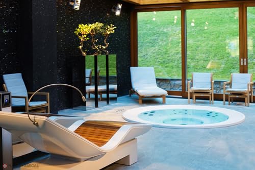 CHOSA - Flockungsmittel Pool Chemie Flüssig - Flockmittel gegen trübes Wasser Schwimmbad flockung - Poolpflege - Pflegemittel Poolwasser - Trübungsentferner Klareffekt (1L)