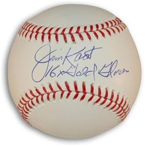 Amazon ジムカートmlbの野球の刻まれた 16 Xゴールドグラブ 直筆サイン 直筆サイン入り野球 並行輸入 Jim ボール ボールケース