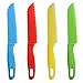 Coltelli da Cucina in Plastica,4 Pezzi Coltello di Sicurezza per Bambini Coltelli da Cucina Sicuri Coltello da Frutta Nylon per Pane Insalata di Lattuga Senza BPA