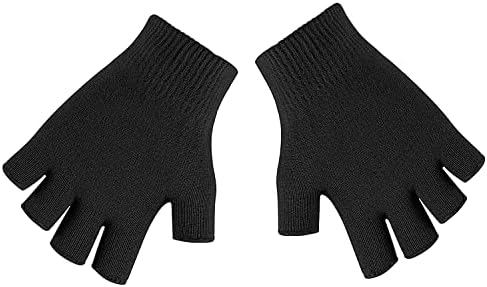 KIKIMAX Moisturizing Gel Gloves Men's Large Day Night Repair Hydrating Eczema and Dry, Rough, and Cracked Hands Thermoplastic Gel Lining with Essential Oils and Vitamins E (Black)