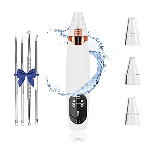 Blackhead Remover Pore Vacuum Tool kit, Blackhead Extractor for Face and Nose Black Head Remove Tools USB Rechargeable Blackhead Vacuum Kit for Women & Men