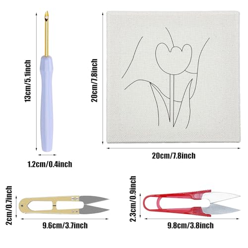 Kit aiguille à poinçonner pour apprendre le punch needle facilement à la maison