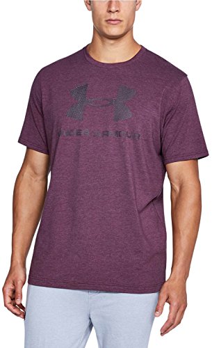 Under Armour Men's Sportstyle Logo T-Shirt,Raisin Red Medium He (916)/Stealth Gray, X-Large Under Armour Men's Sportstyle Logo T-Shirt,Raisin Red Medium He (916)/Stealth Gray, X-Large