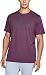 Under Armour Men's Sportstyle Logo T-Shirt,Raisin Red Medium He (916)/Stealth Gray, X-Large
