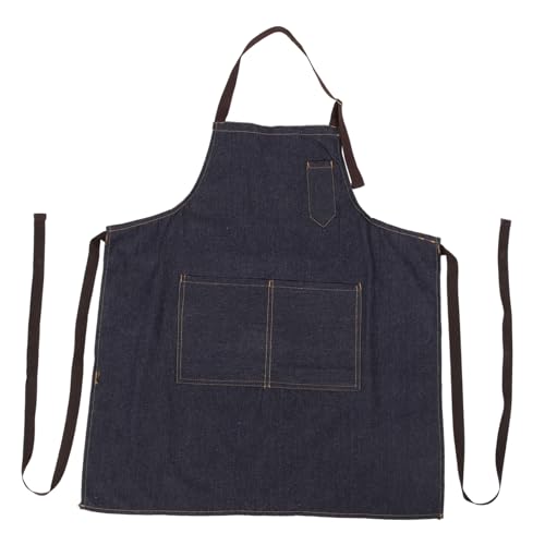 NAMOARLY Unisex Thickened Apron Kitchen Smock Apron Padding for Dishwashing (dark)