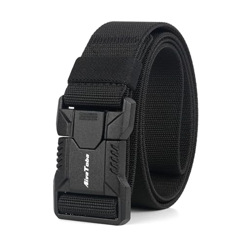 AivaToba Cinturon Tactico Militar Hombre, Cinturon Trabajo Hombre Con Hebilla De Metal De Liberación Cinturon Electricista Rápida Para El Ejército De Entrenamiento De Caza