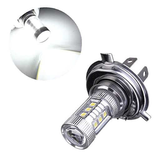 Yechiry Ampoules de Phare LED H4 9003 HB2, 80 W 8 000 K 4 000 Lm, Kit D'ampoules Antibrouillard étanche IP67 à Faible Consommation D'énergie pour Faisceau Haut et Bas, 1 Pièce, 2 Pièces (1PCS)