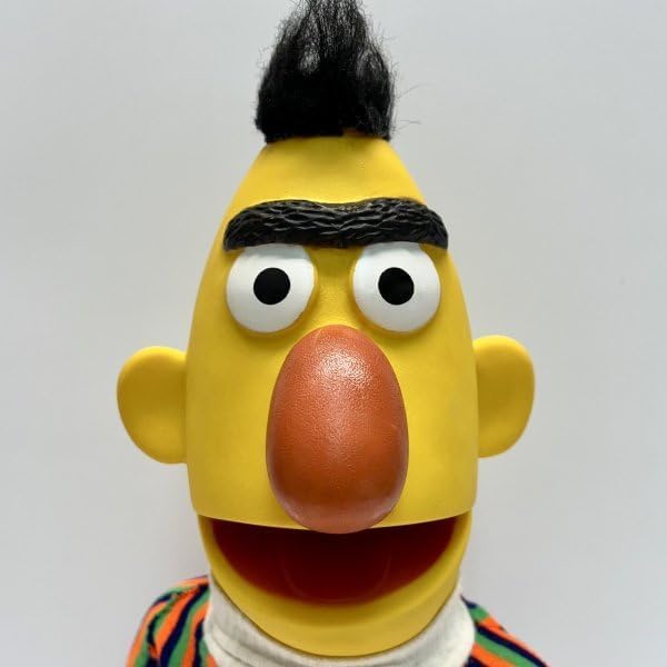 70's セサミストリート アーニー & バート ハンドパペット ぬいぐるみ