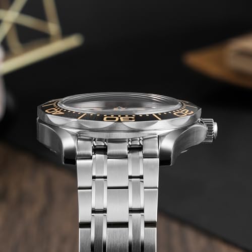 Image of watchdives NH35 Automatic Watches, WD007ST NTTD Dive Watch 39mm Domed Sapphire Crystal Wristwatch 200m Waterproof Watch for Men