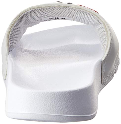 Fila Drifter, Chinelo Criança Unissex, Branco/Marinho/Vermelho (White/BlueMarine/Red), 29