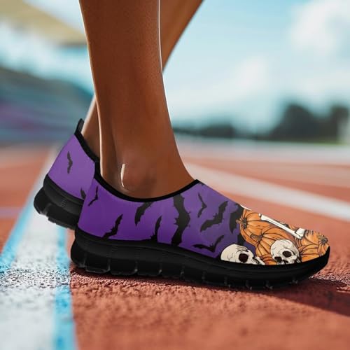 Howilath Mens Loafers Casual Slip on Breathable Shoes, Anti-Skid Running Sneakers Sport Shoes Black EVA Sole | No Laces2