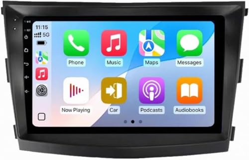Reproductor de radio para automóvil con pantalla táctil In-Cell de 15 pulgadas Android de 9 pulgadas para S-SANGYONG Tivoli 2015-2019, reproductor de radio para coche 8 núcleos 4G 64G con ventilador