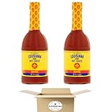 Louisiana Hot Sauce, Original Hot Sauce, The Perfect Hot Sauce 12 oz - Pack of 2 with Supreme Box