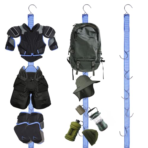 La Mejor Lista de Ropa de Hockey sobre hielo para Niña los mejores 10. 41 Equipo de hockey, accesorios de hockey sobre hielo para jugadores de hockey, material de hockey azul para niños y niñas, organizador de ropa deportiva para lacrosse, fútbol,...