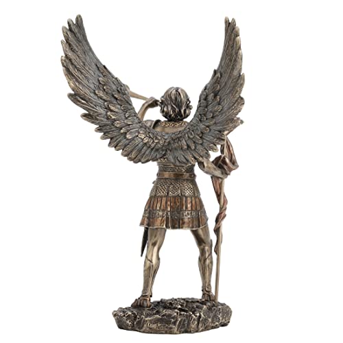 Veronese Design13 Inch Archangel Saint Gabriel Statue Cold Cast Resin Bronze Finish